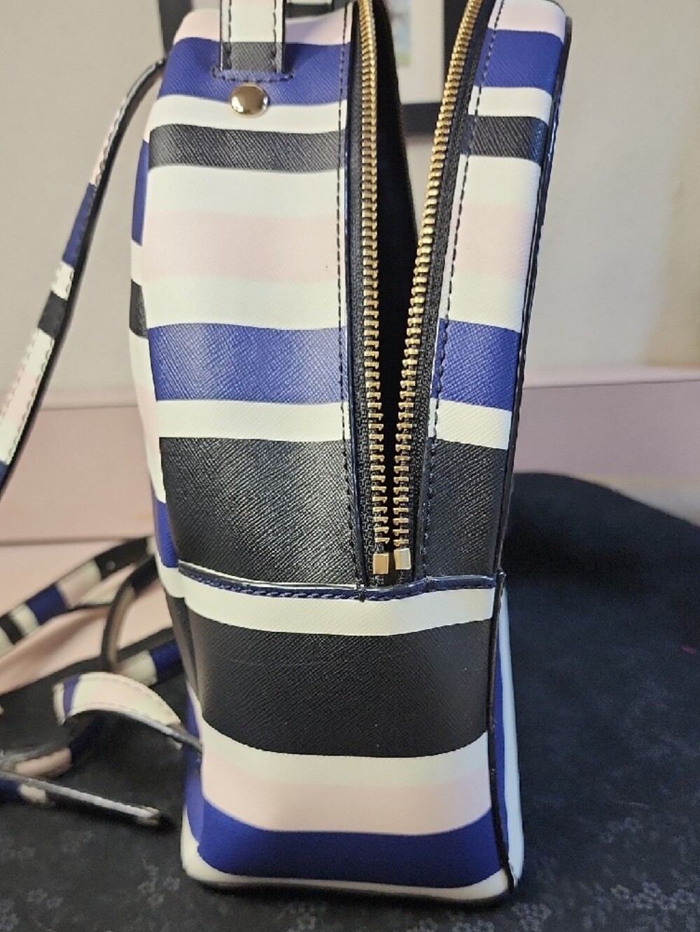 kate spade "Laurel Way Sammi Cruise Stripped Backpack" - Picture 5 of 9